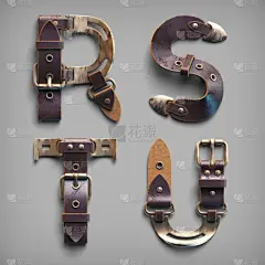 字母,古老的,黄铜,皮革,三维图形,扣环,腰带,蒸汽,布置,复古