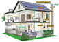 CEEG中电 太阳能光伏发电系统 分布式并网 家用3000w 3kw场地勘测-tmall.com天猫
