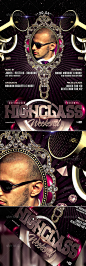 HighClass Weekend Flyer Template - Events Flyers #采集大赛#