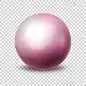 Pearl. Realistic single 3d object. Pink color orb isolated on a transparent background. Vector illustrationPearl. Realistic single 3d object. Pink color orb isolated on a transparent background. Vector illustration