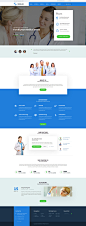兼容手机端医疗与健康HTML模板_Bootstrap3医院网站HTML5模板 - Mediline4535