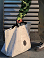 超级几何 原创设计编织购物袋大容量单肩手提袋子白色防水环保袋-淘宝网