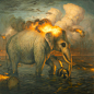 超现实主义插画 | 美国纽约艺术家 Martin Wittfooth