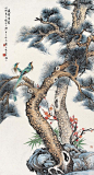 戴元俊花鸟作品欣赏  
江苏武进人，精绘事，工画花鸟，题材极广，举凡花卉、蔬果、虫鱼、飞禽、走兽，无所不能，尤长画牡丹，有“戴牡丹”之誉。所作色彩明丽，工写结合，形神兼备，雅俗共赏，独具风格。近现代著名海派画家。