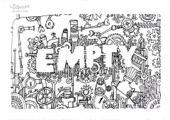 原创作品：So sweet手绘《不开心系列》EMPTY#插画##设计#不开心#