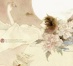 来自鹿菏的古风写意水彩插画 - 插画图片_插画师_插画壁纸_场景插画_yidodo.net - 意兜兜