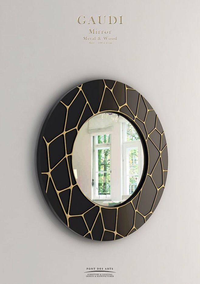 Gaudi Mirror - Wood ...