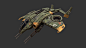 科幻战斗机Sci-Fi Vertol Gunship-工业/机械模型-微元素 - Element3ds.com!