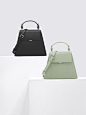 CHARLES＆KEITH2019秋新品CK2-50780987简约梯形翻盖手提单肩包女-tmall.com天猫