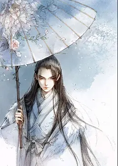 唯美古风《半面妆》插画，有些容颜望一眼就终身思念 : 有一美人兮，见之不忘 一日不见兮，思之如狂 更多精彩内容，关注51美术高考网微信公众号 小说《半面妆》封面 有些容颜，望一眼就终身思念 《狐狸娶亲》小说插画封面 花妖铺出十丈花毯 鸟妖唱着最动人的乐曲 美人穿着