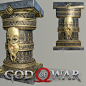 God of War: Tyr's Temple fire traps, Thom May : The fire traps featured heavily in the Tyr's Temple interior, but also later adapted for use in some other areas (ie. Peak's Pass). Some of the materials seen at the very top and bottom were by other Try's T