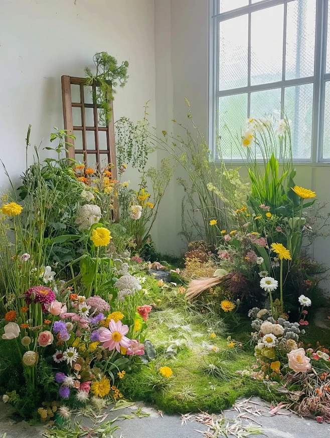 自然系室内花艺置景，大自然是最好的花艺师 - 小红书-花瓣网