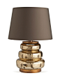 Arteriors Home  Anejo Gold Mercury Brass Lamp