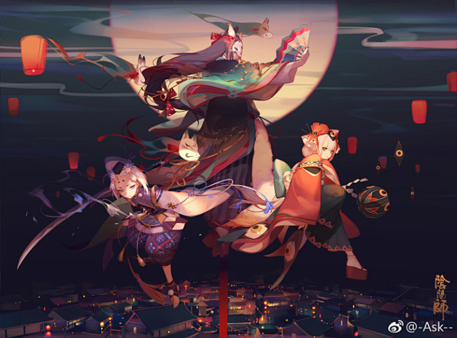 解，解禁了...之前给阴阳师新式神画的宣...