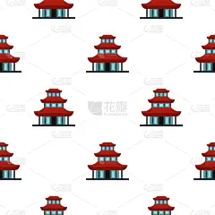 式样,寺庙,平坦的,地形,几何形状,轮廓,白色,重复
