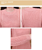 2014秋装 品牌折扣女装 修身针织毛衣连衣裙 曼菲格161861/送项链