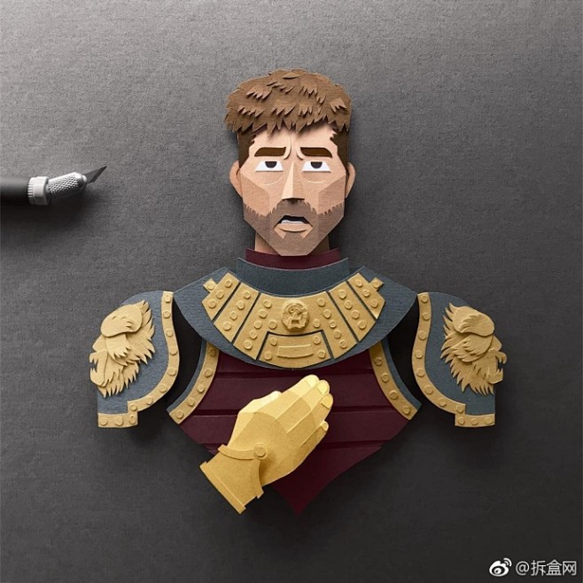 剪纸艺术家Robbin Gregorio...