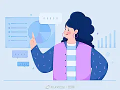 #畫言絮語#插画精选：
清新简约扁平风人物插画
-
來自英國的一位插画師 | Uran ​​​​