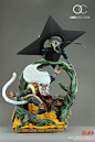 ONIRI 《火影忍者》系列雕像 三代目火影 猿飞日斩与猿魔 龙珠gk-淘宝网