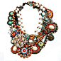 Custom One of a Kind Tribal Statement Necklace- Example (as featured in the Wall Street Journal). $750.00, via Etsy.@北坤人素材