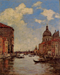 Eugene-Louis Boudin - Venice, the Canal de la Gandara | Flickr - Photo Sharing!