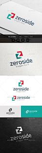 Zero Side  Business Marketing  Z Logo — Vector EPS #software #studio • Available here → https://graphicriver.net/item/zero-side-business-marketing-z-logo/11358865?ref=pxcr