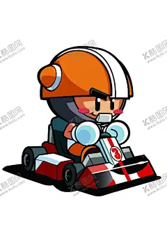 卡丁车 【酷图网】卡丁车,卡通,卡通卡丁车,卡通人物,动漫,分层文件