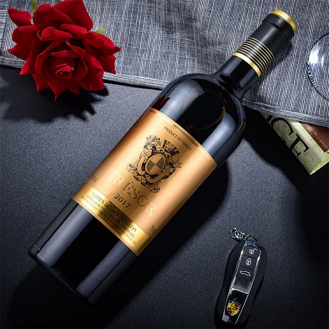 法国原瓶原装进口红酒单支 珍夏鲁西荣干红葡萄酒单支-tmall.com天猫-花瓣网