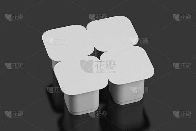 空白白酸奶包装