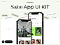 AI沙龙美容美发发型匹配预约app ui界面设计fig源文件模板-向日葵资源站