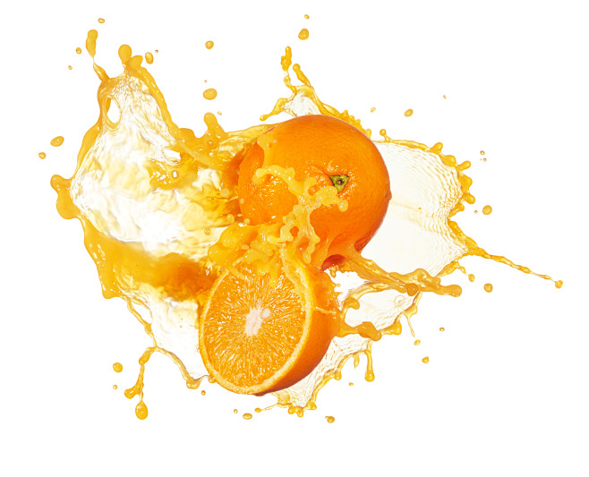 创意橙汁广告图片喷溅水纹水珠水滴动感水果...