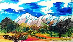 siennasun  的插画 西藏