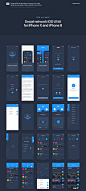 UI Kits : Bro Alliance is a carefully crafted social network UI Kit specially designed to fit new IOS 11. Its created for designers and developers who want to prototype and make the design process too easy. The kit includes 45+ iPhone X screens and 45+ iP