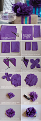 DIY Tissue Paper Flower Tutorial