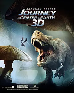 《地心游记3D》海报