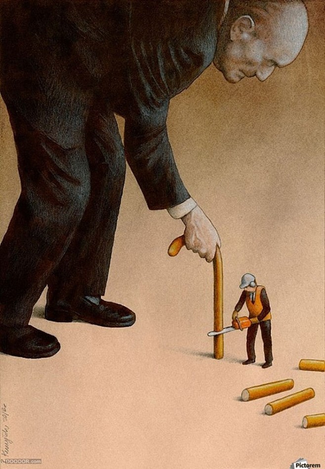 pawelkuczynski寓意浓厚社会讽刺插画作品pawelkuczynski61p22jpg