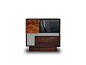 Rectangular bedside table MEMO | Rectangular bedside table by BAXTER