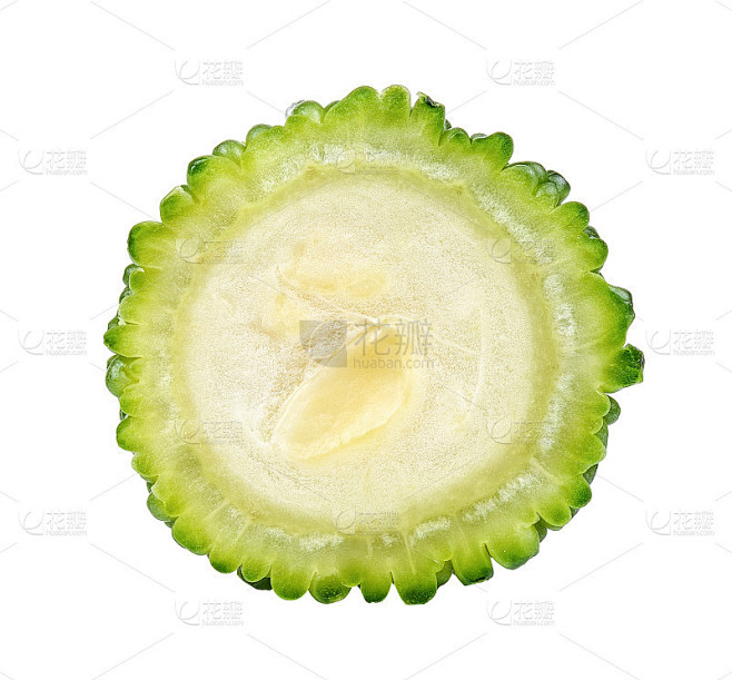 孤立在白色背景上的葫芦片