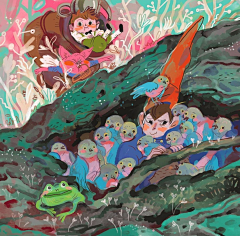 °NEMO梦夏采集到★Q萌 儿童插画 可爱 绘本★