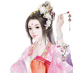 提提琴采集到古风美人图2