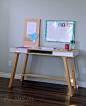 Ana White | Build a Sawhorse Storage Leg Desk | Free and Easy DIY Project and Furniture Plans