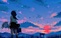 春秋是你 冬夏是我_我的宗介__插画师作品_涂鸦王国gracg.com