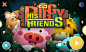Pigs and friends，Game Artwork : Mobile game interface design