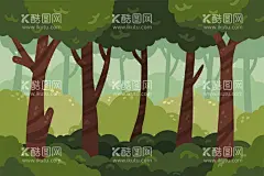 矢量树林背景  - 源文件下载【酷图网】矢量树林背景,树林,森林,丛林,密林,背景,雨林,大树,壁纸,绿色背景,大自然,清新,植物,景色,自然季节,生长,万物生长,风景地形,风景,