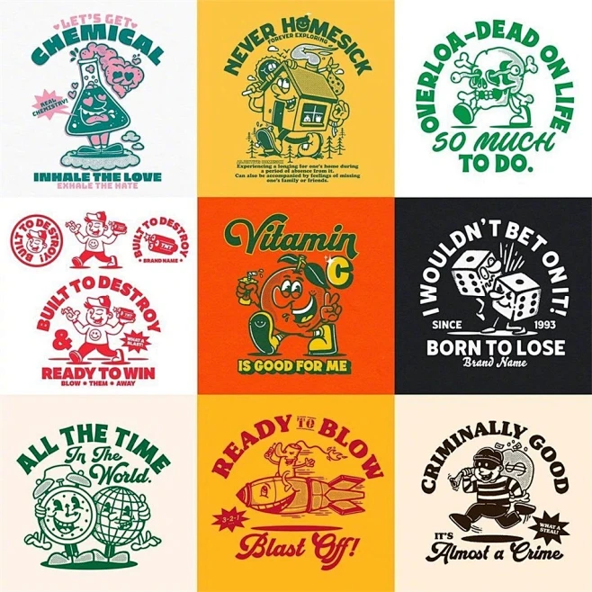复古风 Logo 如何设计？来看这81 个Logo 作品-花瓣网