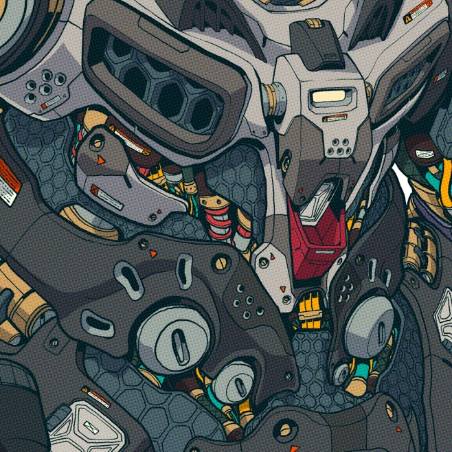 clogtwo Graffiti Gundam ink and clog inkandclog studio mech mecha ...