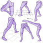 【绘画参考】画师 Mitch Leeuwe 关于​​​​脚部和腿部画法参考（人体参考） : 用人体基础开启周一吧！