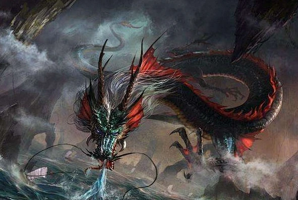 古代神话里的龙族有多少种？图解蛟、鼍、虬、蟠、蜃等各种龙类的区别-花瓣网