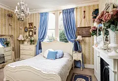 90平米装修欧式卧室壁纸效果图片大全2017
