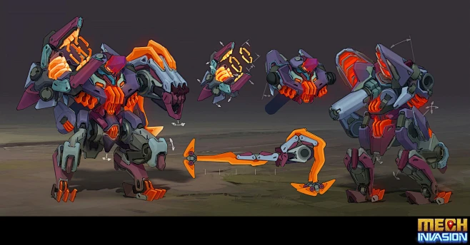 MECH INVASION - Mech concepts Vol.2-花瓣网